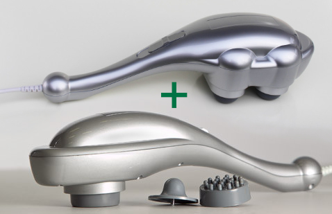  Combo - Ultimate Quad Head Massager & General Purpose Massager